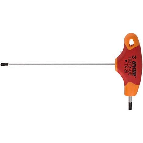 Clé torx Unior 193tx-us poignée ergonomique acier