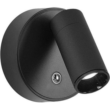 SJLERST Applique Murale Intérieure, Lampe Murale Sans Fil Rechargeable Type-C, Réglage de La Luminosité Applique Murale Sans Fil Chambre, Lampe de Chevet Murale Tactile, Liseuse murale,Noir (1/5)