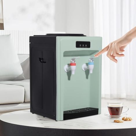 Distributeur d'eau électrique 550w, mini - distributeur d'eau chaude et froide pour le distributeur d'eau domestique 220V POUR seau de 0,99 à 4,16 gallons (noir et vert) (1/5)