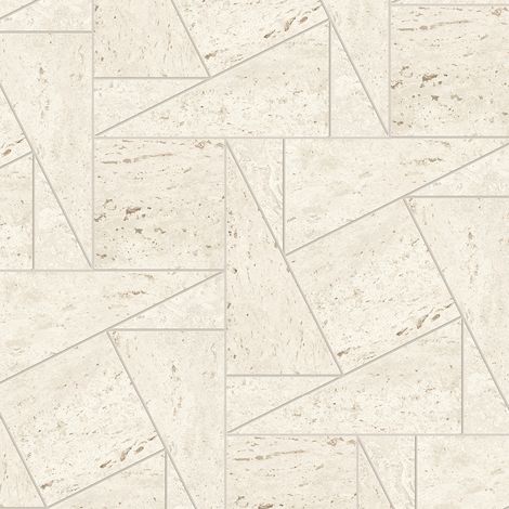 Mosaïque effet Travertin Blanc Twist 26x22x0,9 cm Mat Neravio - Mur intérieur (vendu par carton de 0,3432 m²) - RO'MA CARRELAGE