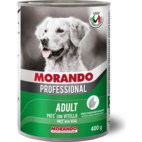 CIBO CANE MORANDO LATT  400 G PAT VITELLO Q.TA 24