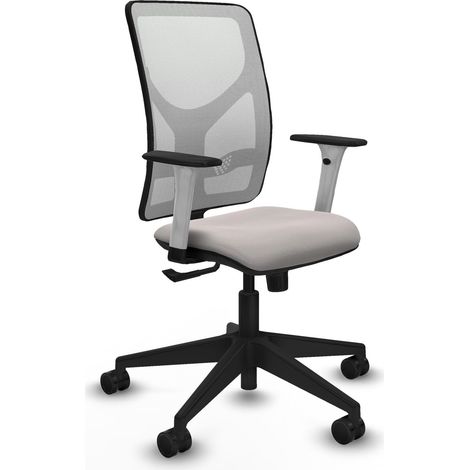 Bürostuhl piqueras y crespo Motilla weiß mesh bequem (1/2)
