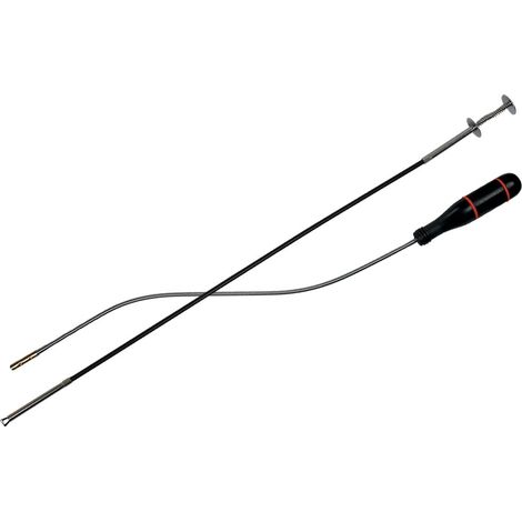 Famex 15111 - Set sollevatore magnetico con impugnatura per artigli, lunghezza 60 cm, portata 700 g, testa magnetica sottile 6,5 mm, con collo di cigno flessibile