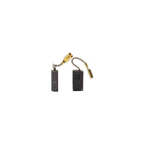 Set aus 2 anpassbaren Kohlen für Bosch, Hilti. Maße: 5 x 8 x 15,5 mm.