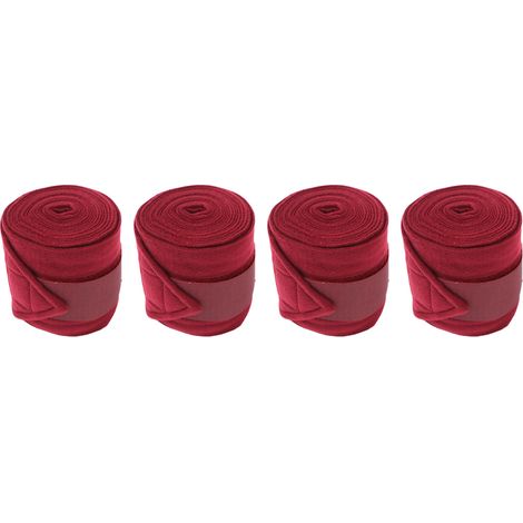 Enveloppements de jambes de cheval épaissis, bandages de protection antidérapants pour l'entraînement équestre (1/5)