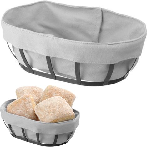 Corbeille à pain avec sachet ovale 250x160x(H)75 mm - Hendi (1/3)