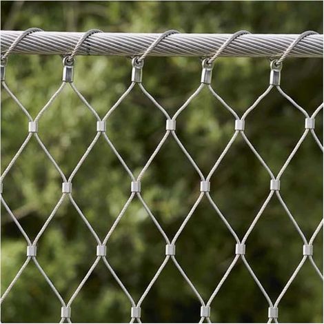 Grillage souple en acier inoxydable 304 – Maille 5cm, diamètre 1.5mm – Résistant à la coupure, flexible, pour balcons et élevage – Bb-Boom (1/5)