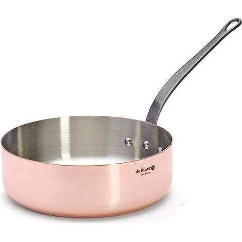 De Buyer - Pentola in rame e acciaio INOX, ultra-resistente, modello per professionisti (1/3)