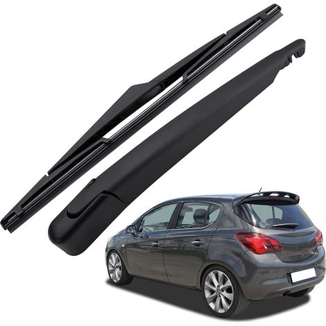 Jeu de lames de Bras D'essuie-Glace Arrière de Voiture, Bras D'essuie-glace Arrière et Balai compatible avec Astra H Hatch Corsa E 93178858 95518809 (1/5)