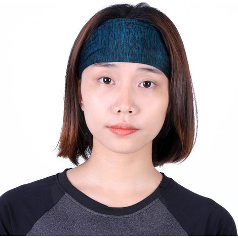 Serre-Tête De Sport - Bandeau En Polyester Respirant Anti-Glisse Pour Yoga Et Fitness - Lot De 3 (1/5)