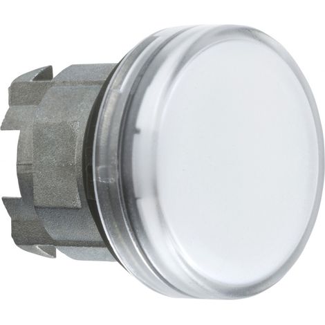 Harmony XB4 - tête voyant lumineux DEL - Ø22 - lisse - pour étiquette - blanc (1/3)