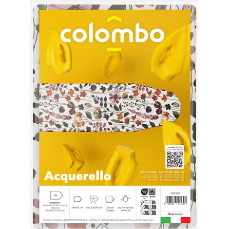 Colombo New Scal COP530 funda de tabla de planchar Cubierta superior para tabla de planchado Algodón, Sentido Multicolor