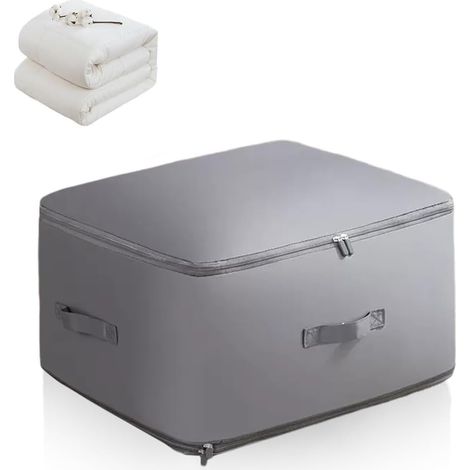 Extrem platzsparender, selbstkomprimierender Organizer, Kompressionspackbeutel, Kleideraufbewahrungsbeutel, vakuumversiegelte Decken, ideal für unterwegs (Grau, XL)
