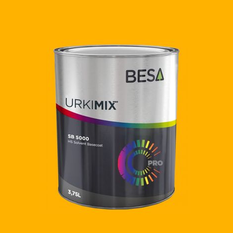 Pot de peinture Polyuréthane / bi composant Orange Clair Brillant RAL 2007  Mat - 500 gr