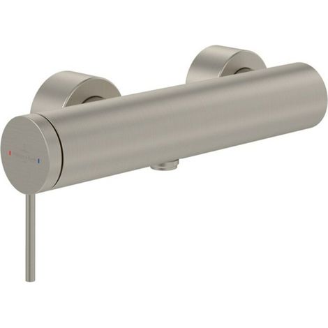 VB Einhebel-Duscharmatur Loop&Friends 273x96x108mm Rund Brushed Nickel Matt (1/2)