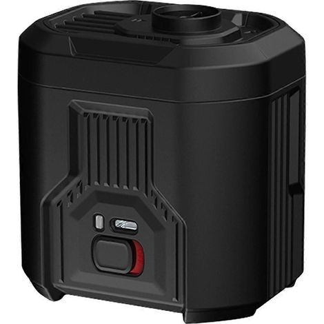 Pompe à air rechargeable avec batterie 2500 mAh, noire (1/5)