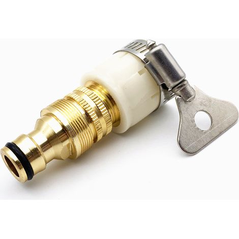 Adaptador universal para manguera de cocina, accesorio de metal para grifo, mezclador, accesorios de riego de jardín, 1 unidad