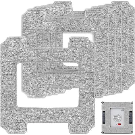Paquete de 6 almohadillas de limpieza para Ecovacs Winbot W1/W1 Pro, almohadillas de repuesto, accesorios para Ecovacs Winbot W1 Pro, kit de repuesto de mopa, paño de microfibra para limpieza de venta