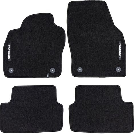 Tapis de Sol de Voiture pour VW Polo VI 2017-2025 Velours solide et durable 4Pcs (1/5)