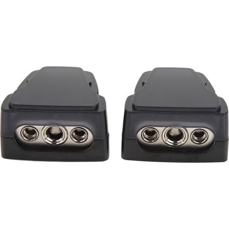 Paar positive und negative Batterieanschlüsse, 1x0/4GA Eingang auf 2x4/8GA Ausgang, für Autos, Boote, Yachten und Wohnmobile. (1/5)