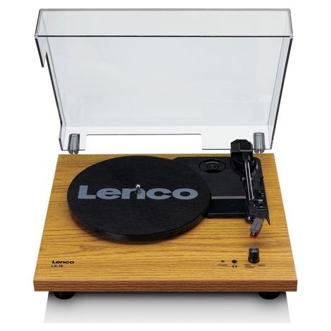 Lenco Giradischi LS-10 3 Velocità Diffusore Stereo con Coperchio Wood LS-10 WD (1/3)