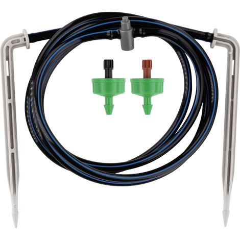 Kit piquet + goutteur pour arrosage goutte à goutte AROZ 2 pics