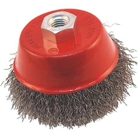 Brosse Rotative M14 80 mm - Acier - Norme Straight Cup - Idéale pour Finitions Précises - Acier haute qualité - Beast (1/5)