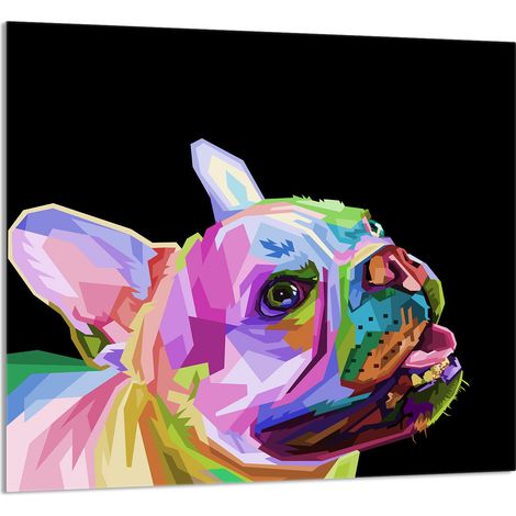 PANEL DE VIDRIO PARA COCINA 65x60 Perro (1/5)