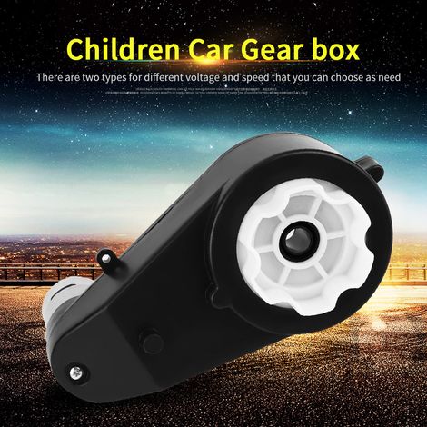 Einteiliges Getriebe, leise, verschleißfest, Elektromotorgetriebe für Kinderspielzeugautos (6V 15000RPM) (1/5)