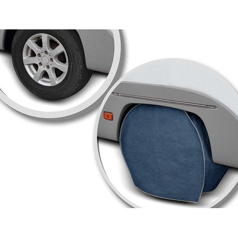 Kegel-Reifenabdeckung für Wohnwagen und Camper, blau, Serie „Mobile Garage”