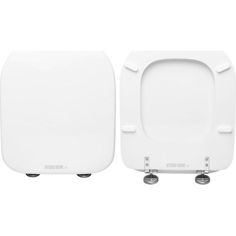 Copriwater One Rak legno rivestito in resina poliestere bianco (1/4)