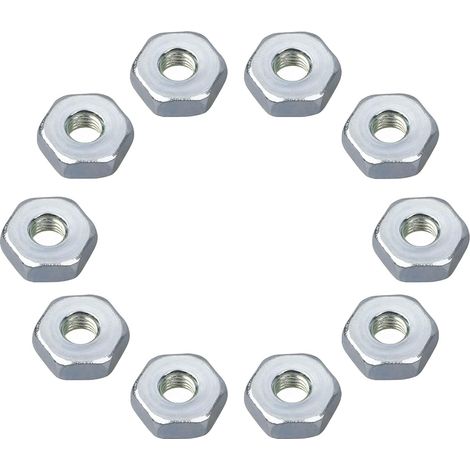 Guide bar nuts for Stihl chainsaws (pack of 10) – Sprocket cover nuts compatible with Stihl models 025, 026, 044, MS170, MS250, MS150, MS181, MS271, MS290 (1/5)