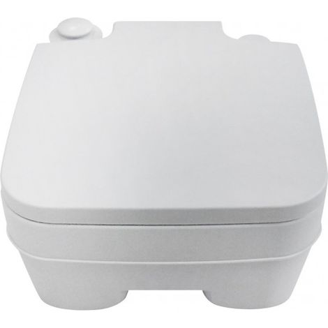 Cuvette, lunette et battant pour WC chimique - ORANGEMARINE - (1/2)