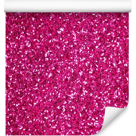 Papier peint à paillettes violettes et rose poudré pour salon et chambre 50x1000 cm (1/5)