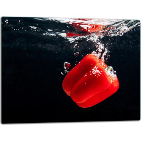 Tablero de corte de placa de vidrio 52x40 pimientos (1/5)