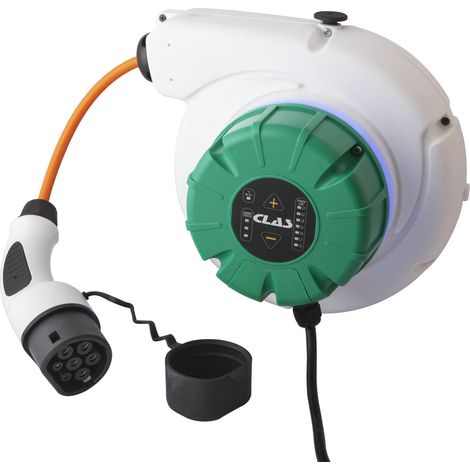 Enrouleur wallbox wifi pour alimentation vehicule électrique type1 - OE 2001 - CLAS Equipements (1/5)
