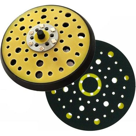 Plateau de ponçage 150 mm, diamant pour béton, 8292605011, disque abrasif velcro ponceuse excentrique, utilisé pour le polissage des matériaux en plastique, bois et métal (1/5)