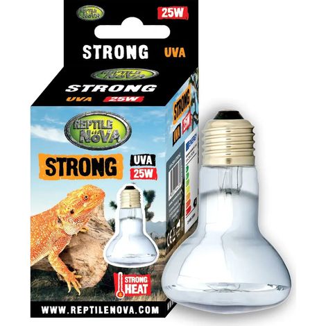 Reptile nova Strong - eine 25W-Spotlampe (UVA) für Terrarien. (1/5)