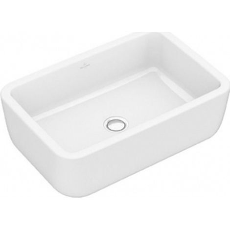 Villeroy & Boch Architectura - Vasque, 60x40 cm, avec trop-plein, sans trou de robinetterie, blanc alpin 41276001 (1/5)