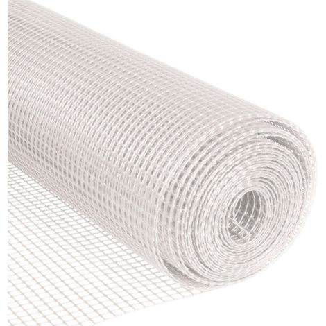 Kunststoffnetz 10x10mm 1x50M Weiß