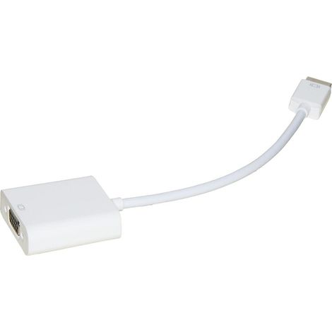 Adattatore Hdmi Maschio - Vga Femmina Con Audio - Jack 3.5Mm - Bianco (Lkadat10B) (1/5)