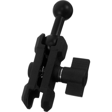 17mm Aluminium Alloy Car Phone Holder Extension Cable - Dual Ball Joint Adapter 360° Rotatable - Heavy Duty GPS Extension Compatible with Ventilation and Dashboard (1/5)