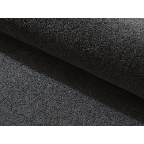 Tapis tufté 100% laine - 160 x 230 cm - Gris anthracite - 2100g/m² - MERONE