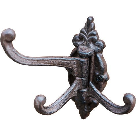 Multifunctional cast iron hooks, foldable, multi-level and multi-angle (1/5)