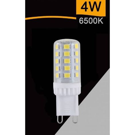 TrAdE Shop Traesio - Lampadina Led Smd G9 4 Watt 480lumen Luce Calda Fredda Naturale Sparac-g9-4w-ce3 - -Bianco Freddo -