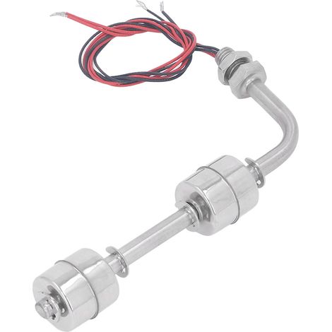 Capteur de Niveau d'Eau en Acier Inoxydable Interrupteur à Flotteur Liquide Pour Pompe Piscine Bac Poisson Aquarium Étang 0-110V AC DC (1/5)