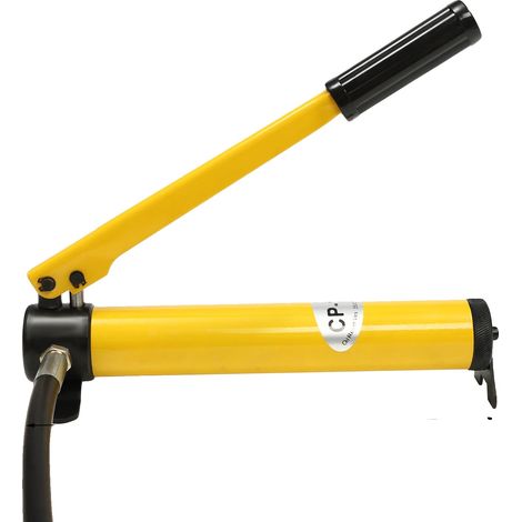Esparcidor hidráulico, capacidad de 8 toneladas, accionamiento manual, color amarillo. (1/2)