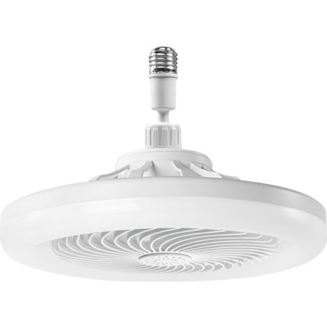 Ventilatore da soffitto con luce LED e telecomando, 3 velocità, silenzioso, ideale per camera da letto o soggiorno. (1/5)