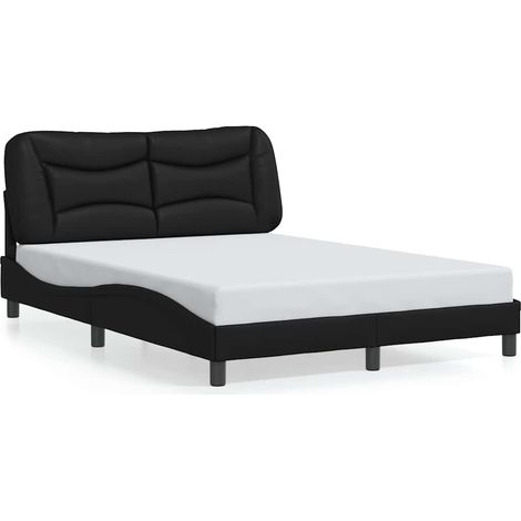 Maison Exclusive - Giroletto senza Materasso Hvar Nero 140x200 cm in Similpelle (1/5)