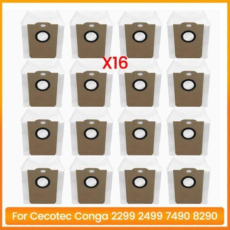 Ensemble de 16 sacs à poussière pour aspirateur Cecotec Conga 2299, 2499, 7490 et 8290 - Accessoires pour aspirateur R (1/5)